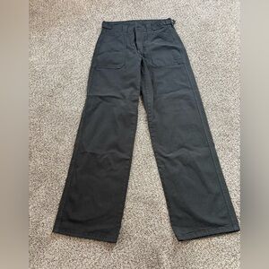 Women’s American Eagle Outfitters Black Stovepipe Wide Leg Pants 6 long